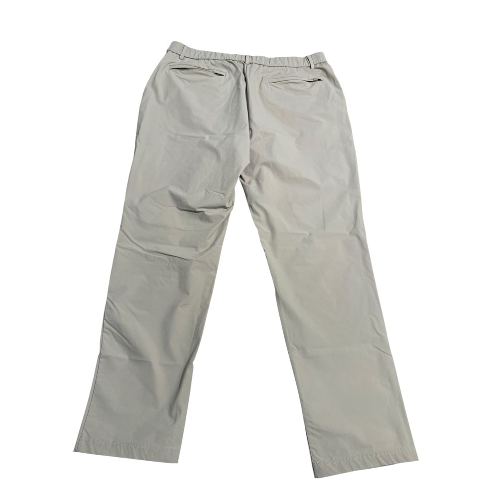 Bearbottom Men's Tour Pant Tech Chino Travel Pants Stone Khaki Size XL x 30 - Picture 4 of 6